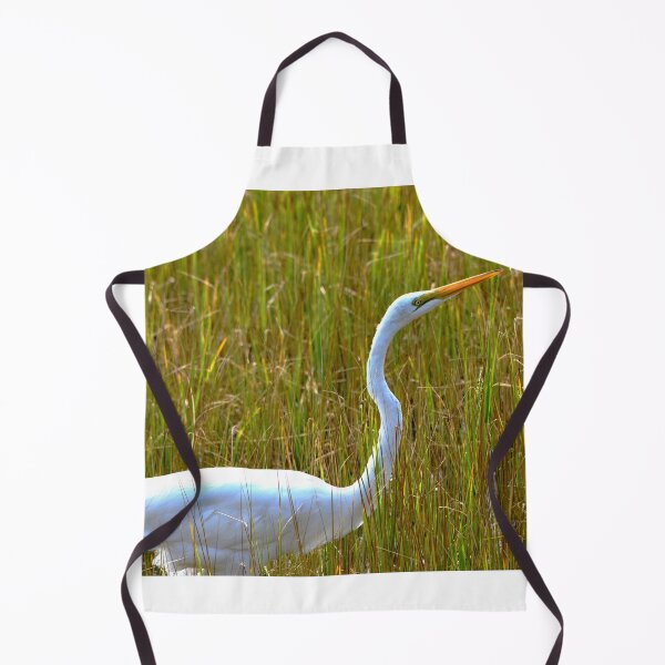 Item preview, Marsh Grass And An Egret 2 designed and sold by LisaWootenPhoto.