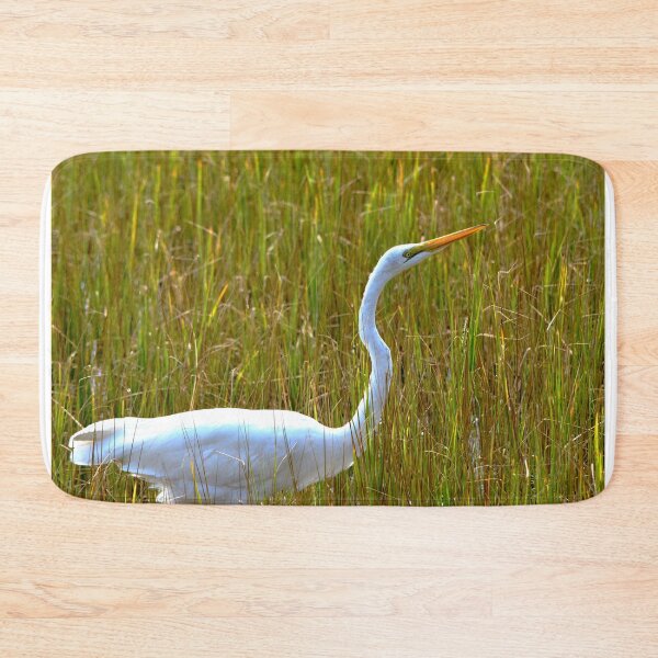 Item preview, Marsh Grass And An Egret 2 designed and sold by LisaWootenPhoto.