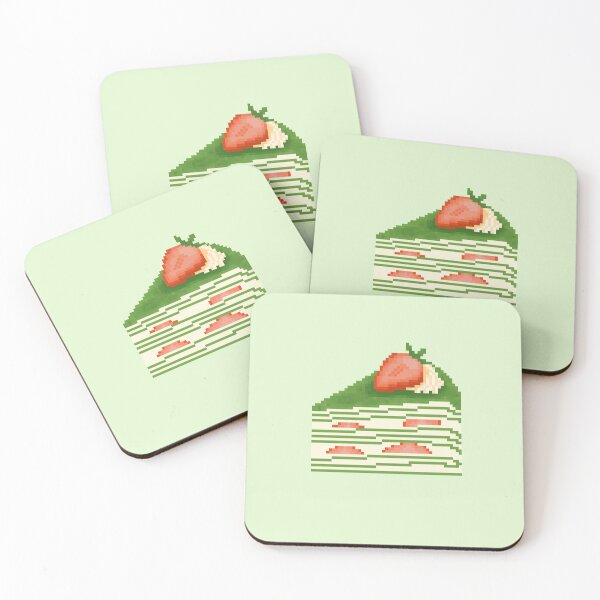 Item preview, Matcha strawberry crepe cake designed and sold by tifft.