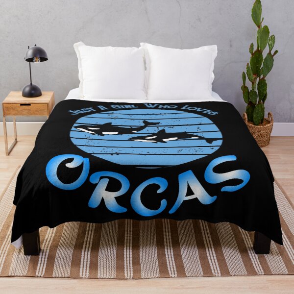 Item preview, Just A Girl Who Loves Orcas : distressed style designed and sold by Houssemanthony.