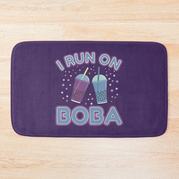 Item preview, I Run On Boba | bubble tea designed and sold by Punchi-Design.