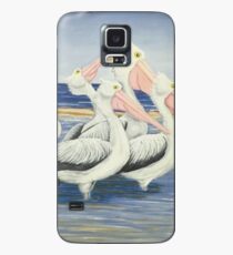 Pelicans Day at the Beach Case/Skin for Samsung Galaxy