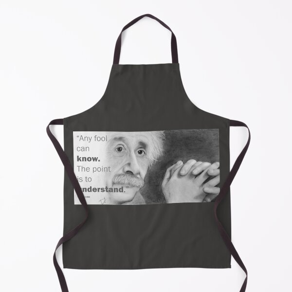 Item preview, Albert Einstein portrait: "Any fool can know. The point is to understand." designed and sold by danielcoart.