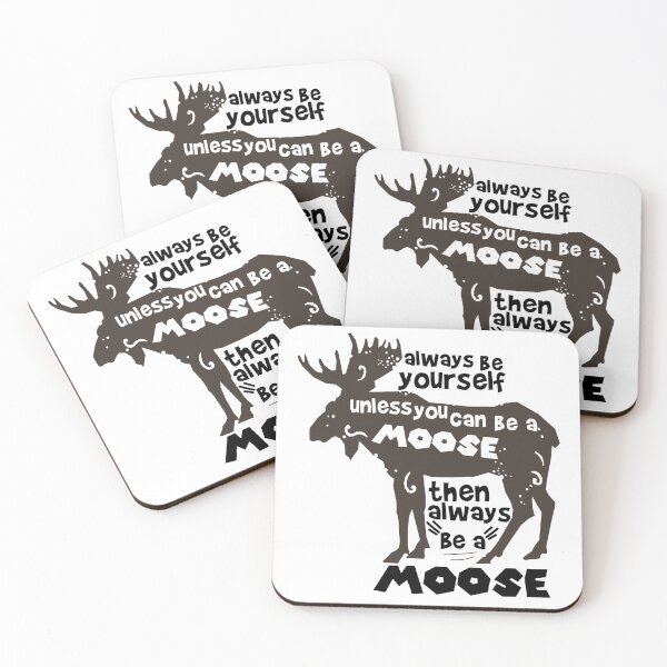 Item preview, Always Be Yourself Unless You Can Be A Moose Then Always Be A Moose Merry christmas moose - Camper / Hiker Funny Gift Ideas for christmas Moose lovers designed and sold by biigshow.