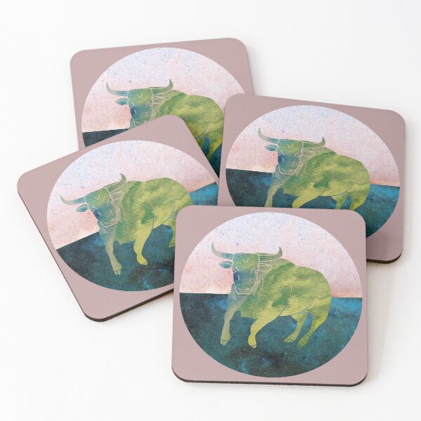 Item preview, Watercolor Taurus designed and sold by the-point.