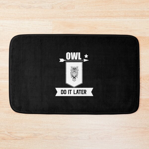 Item preview, Owl Do It Later. A Cool Owl Design designed and sold by NECHSTORE.