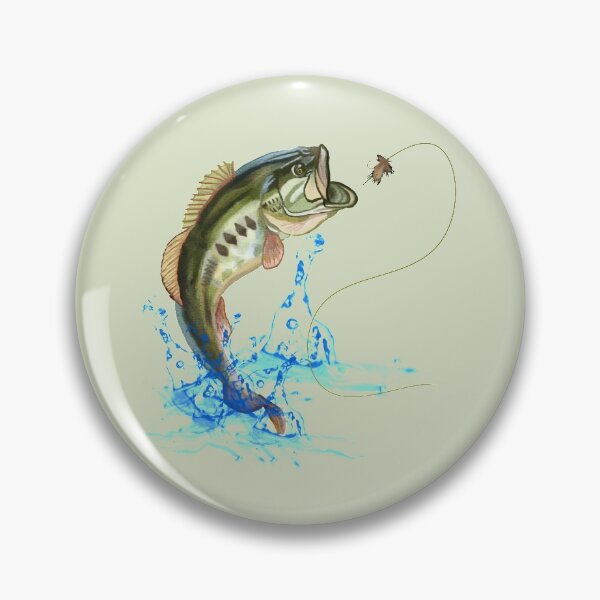 Item preview, Mean Bass Fly Fishing Lure designed and sold by FishHuntLife.