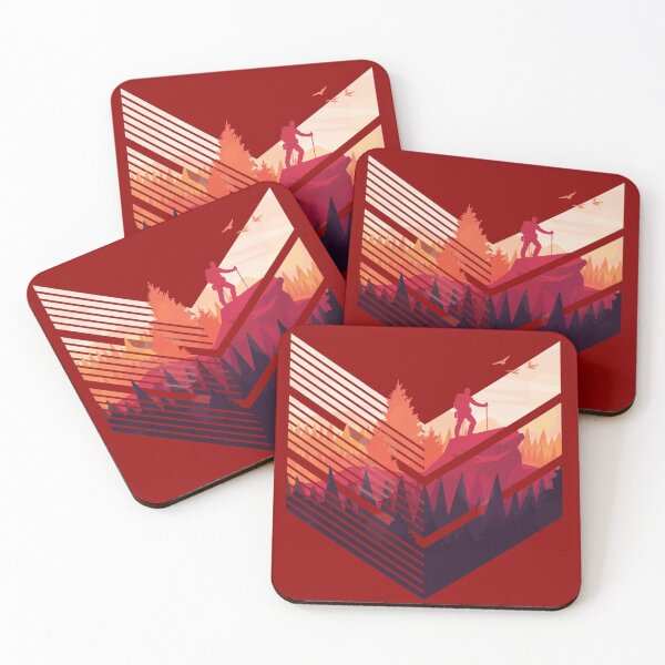 Item preview, Forest hiking geometric shaped designed and sold by Piztees.