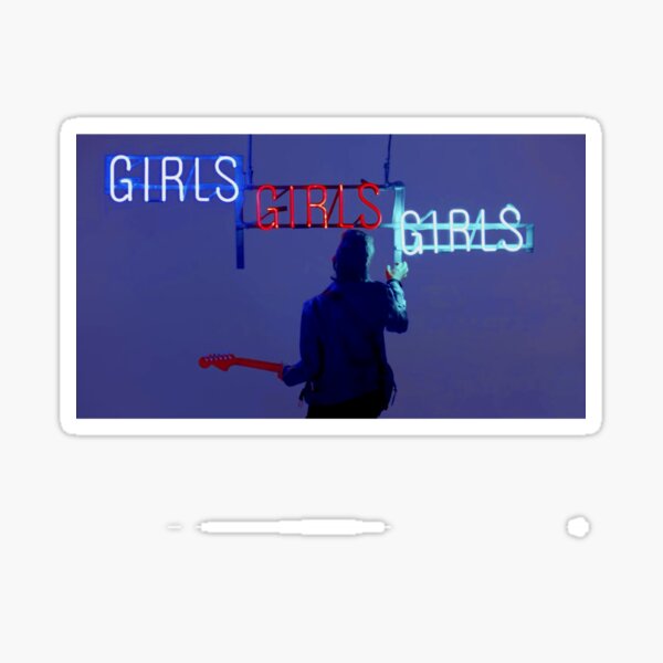 Girls, girls, girls Sticker