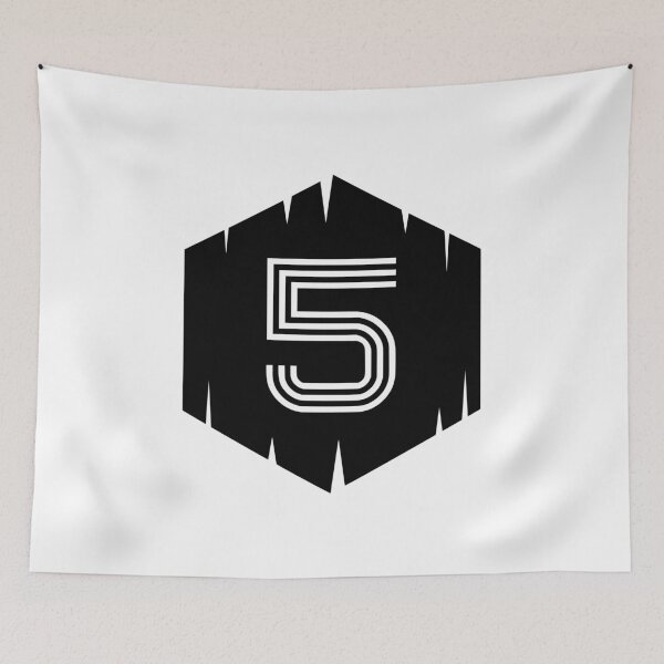 Item preview, Football shirt number legend 5 designed and sold by 22ndbrand.