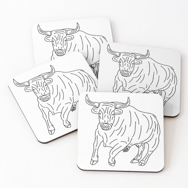 Item preview, A big bull illustrative depiction. designed and sold by Jurie Maree.