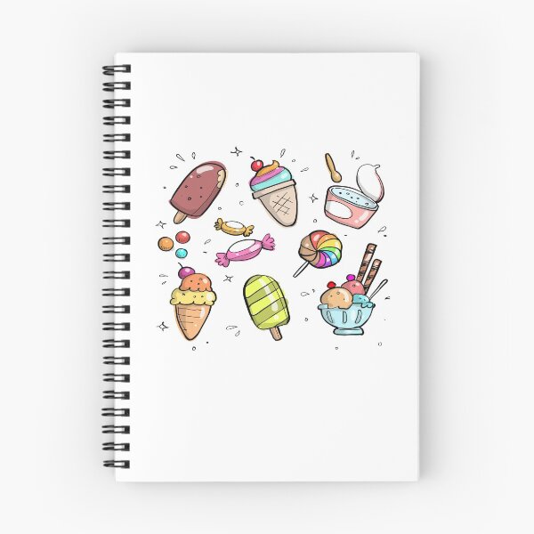 Item preview, Icecream and Candies Doodles designed and sold by Fit & Fun  Gallery.