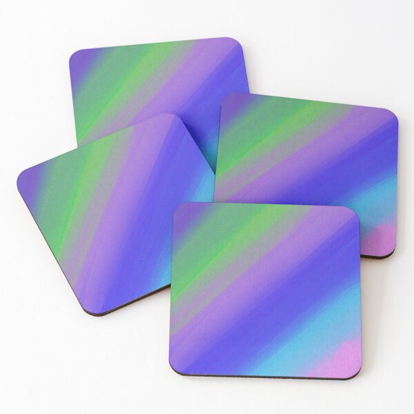 Item preview, Blue Green Purple Pink Watercolor Painting Digital Art designed and sold by Grafititee.