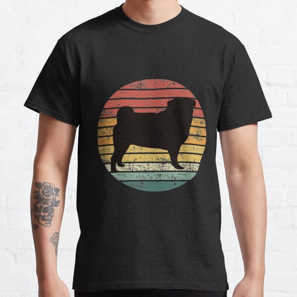 Item preview, Vintage retro pug designed and sold by THISPUGVIBE.