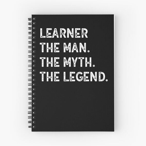 Item preview, LEARNER The Man The Myth The Legend designed and sold by anass002.