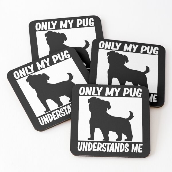 Item preview, only my pug understands me pug lover designed and sold by alaechamlal.