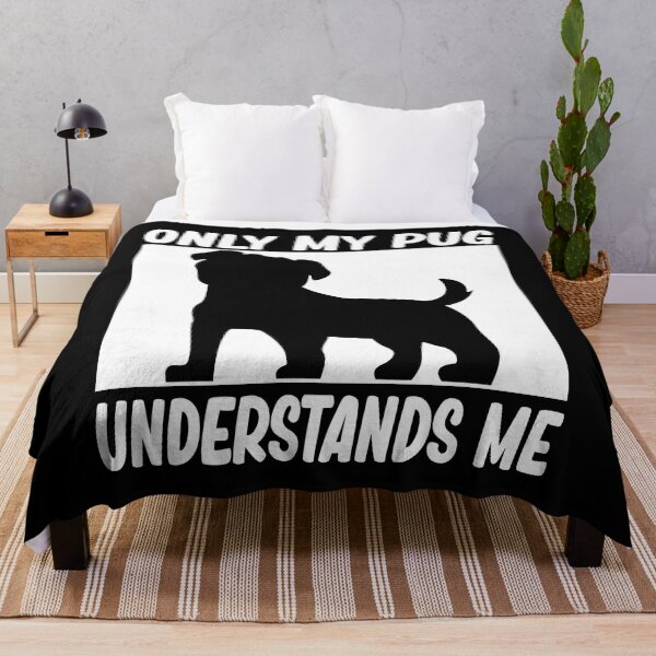 Item preview, only my pug understands me pug lover designed and sold by alaechamlal.