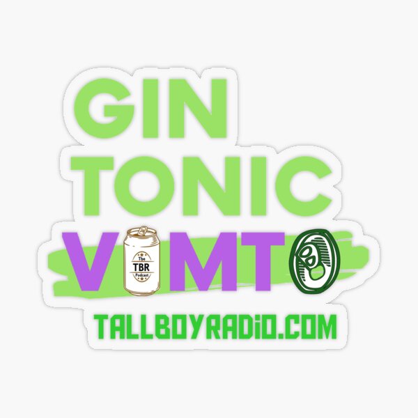 Gin Tonic VMT Transparent Sticker