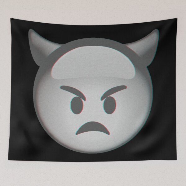 Artikelvorschau, Teufel Emoji entworfen und verkauft von DontStealWaifu.