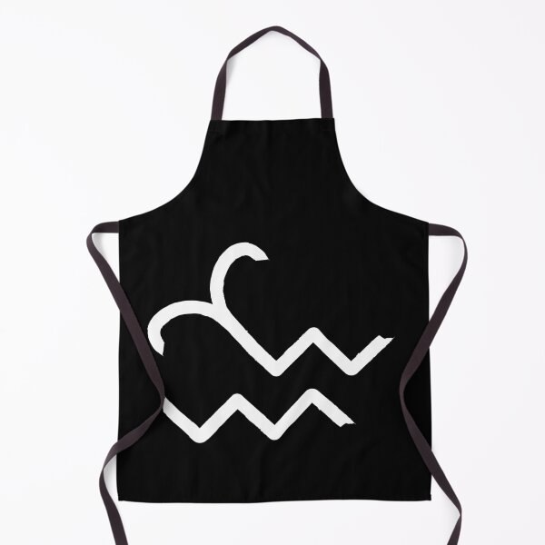 Item preview, Aries and Aquarius Combined Zodiac Signs Double Horoscope Symbols in White designed and sold by Zodiafy-Designs.