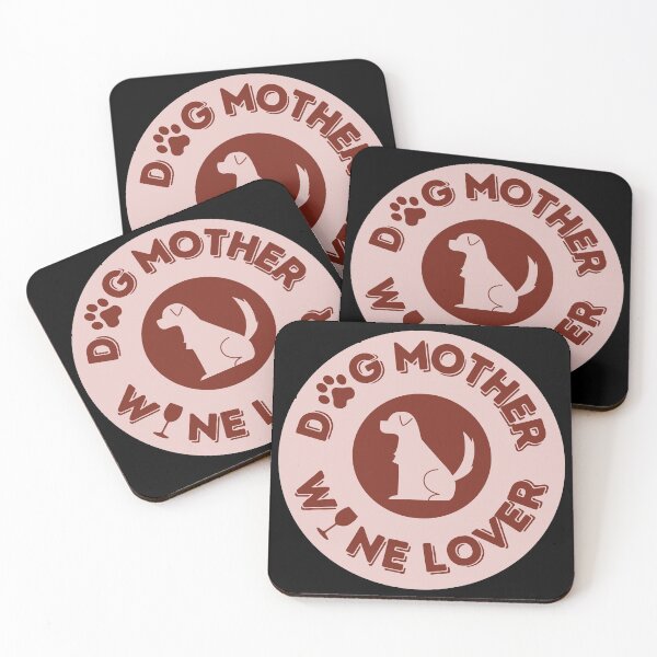 Item preview, Dog Mother Wine Lover designed and sold by yumiso.