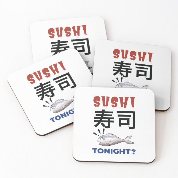 Item preview, Sushi Tonight - Sushi in Japanese designed and sold by Redinsart.