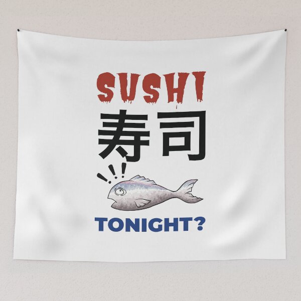 Item preview, Sushi Tonight - Sushi in Japanese designed and sold by Redinsart.