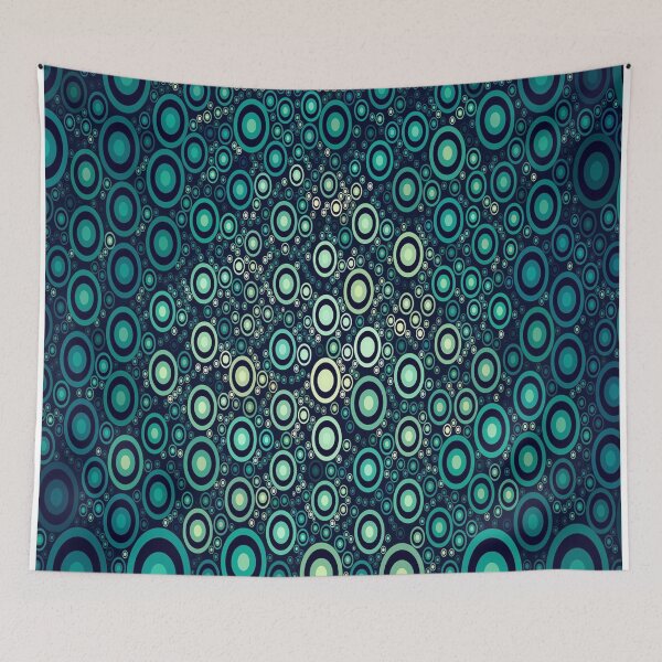 Item preview, geometric triangles with colorful seamless pattern designed and sold by J-mina.