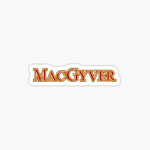 Macgyver TV-Show Sticker