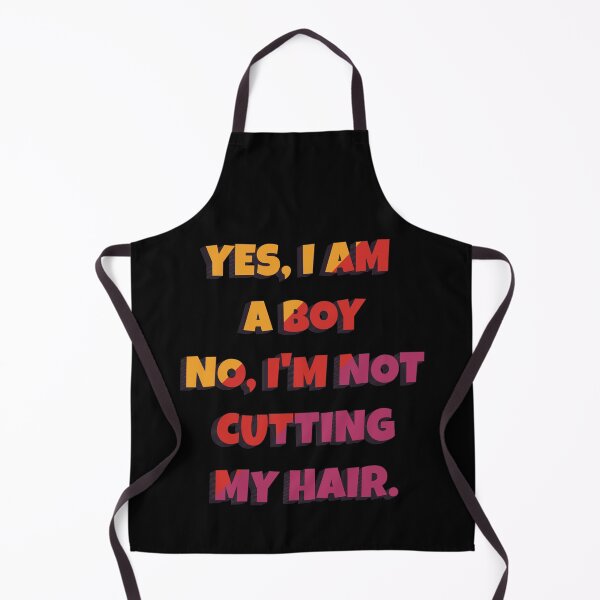 Item preview, Yes, I Am A Boy No, I'm Not Cutting My Long Hair designed and sold by HeroTee.