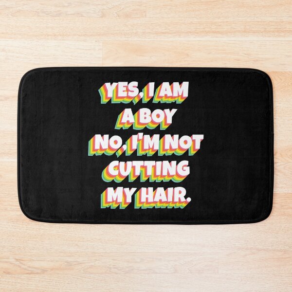 Item preview, Yes, I Am A Boy No, I'm Not Cutting My Long Hair designed and sold by HeroTee.