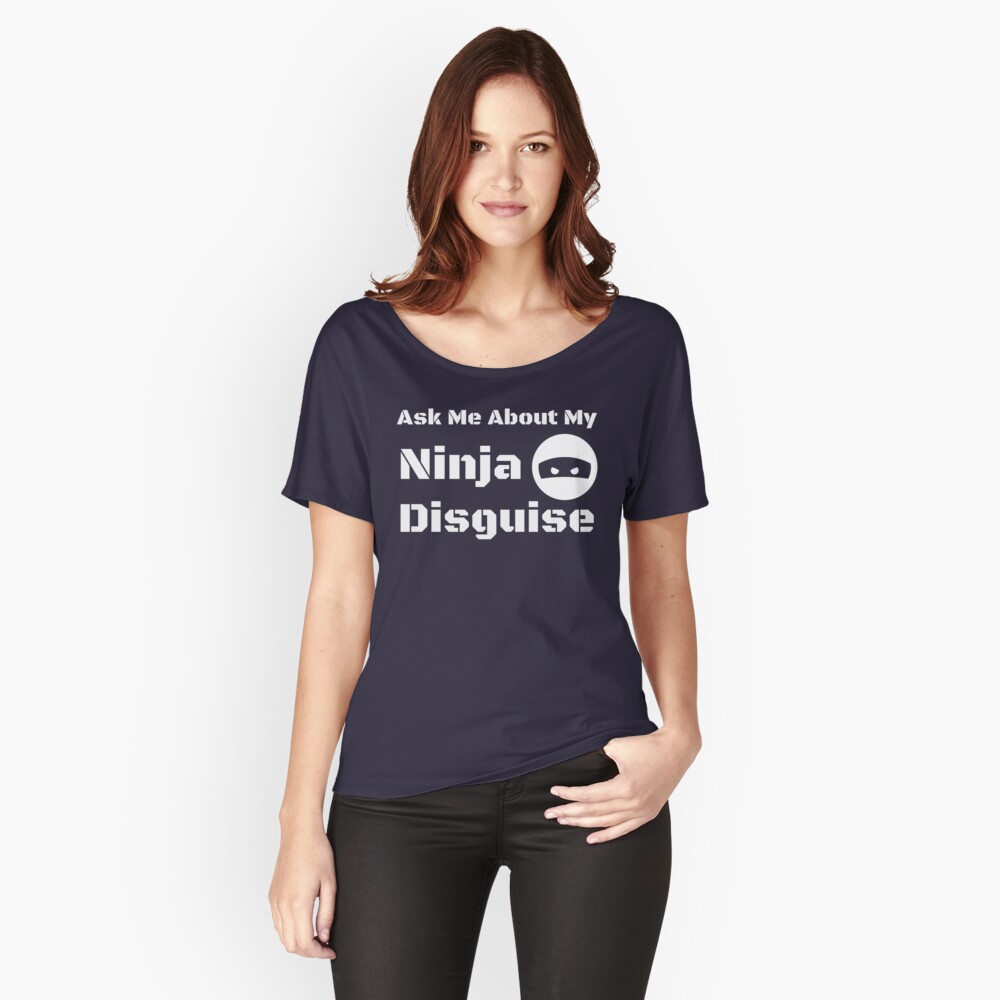 Funny Shirt Men, Ninja Shirt, Mens Funny T Shirt, Mens Cool Shirt, Ninja  Flip Shirt, Ask Me About My Ninja Disguise KH 