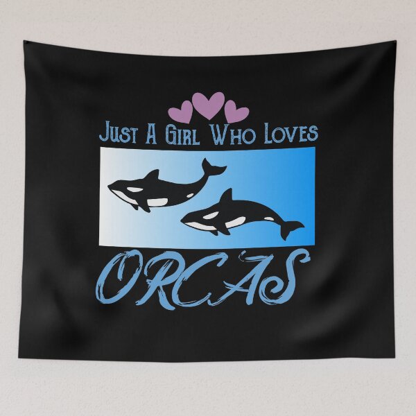Item preview, Just A Girl Who Loves Orcas : Orca style ocean designed and sold by Houssemanthony.