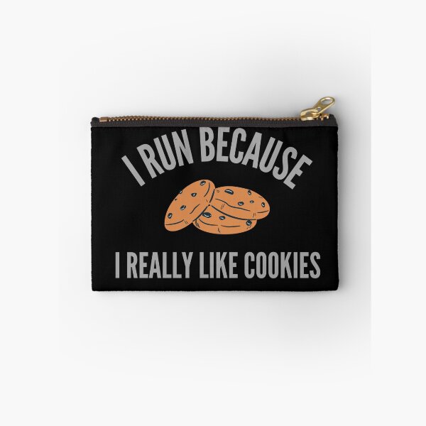 Item preview, I Run Because I Really Like Cookies designed and sold by TeePartyHost.