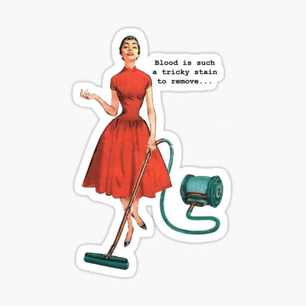 Tricky stains... Sticker