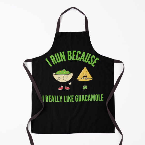 Item preview, I Run Because I Really Like Guacamole designed and sold by TeePartyHost.