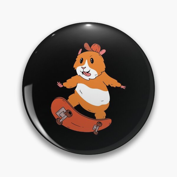 Item preview, Cute Hamster Skating designed and sold by OnepixArt.