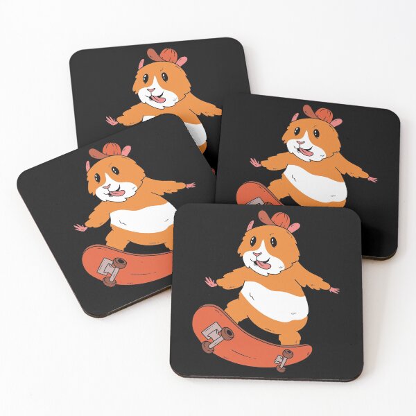Item preview, Cute Hamster Skating designed and sold by OnepixArt.