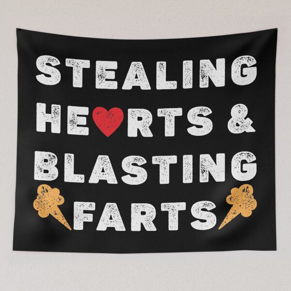 Item preview, Stealing Hearts And Blasting Farts designed and sold by arrowroses.