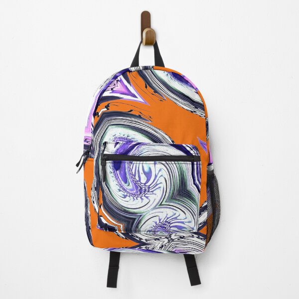 Item preview, Abstract Art with Orange Areas and Fine Lines designed and sold by Geoff Treagus.