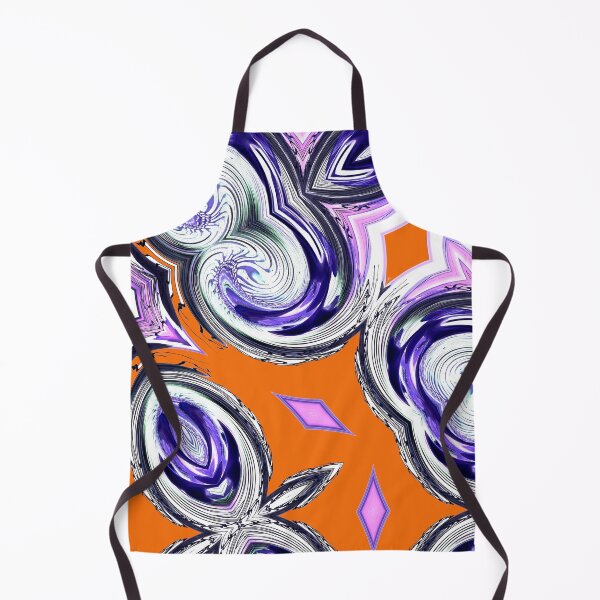 Item preview, Abstract Art with Orange Areas and Fine Lines designed and sold by Geoff Treagus.