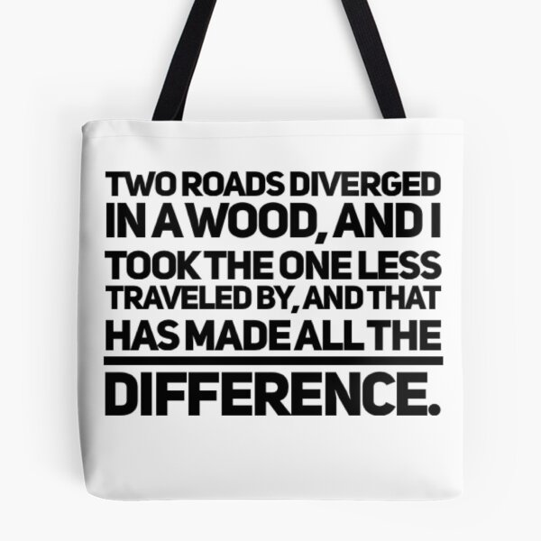 Item preview, Two roads diverted in a wood and I took the one less traveled  designed and sold by SerenityPax.