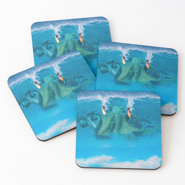Item preview, Surfing with Giants (Octopus) designed and sold by DavidLoblaw.