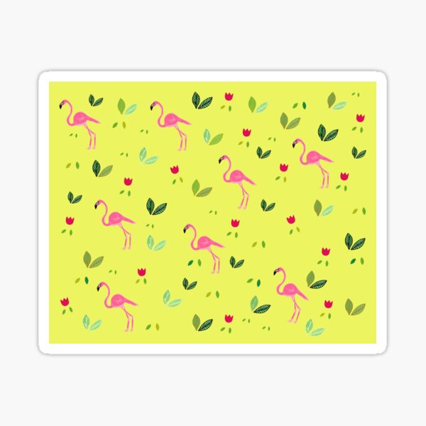 Flamingos Sticker