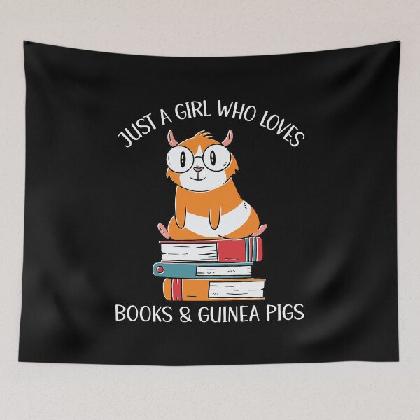 Item preview, Just A Girl Who Loves Books And Guinea Pigs designed and sold by OnepixArt.