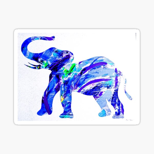 Happy Elephant 12 Sticker