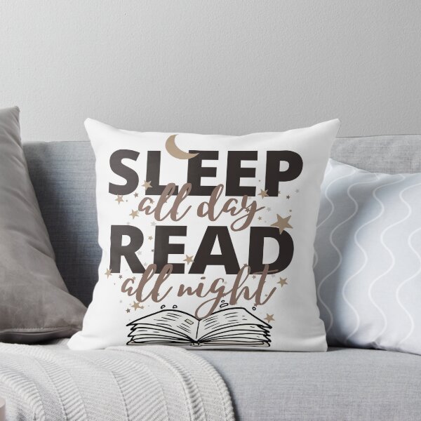 Item preview, Sleep All Day Read All Night designed and sold by beautynherbooks.