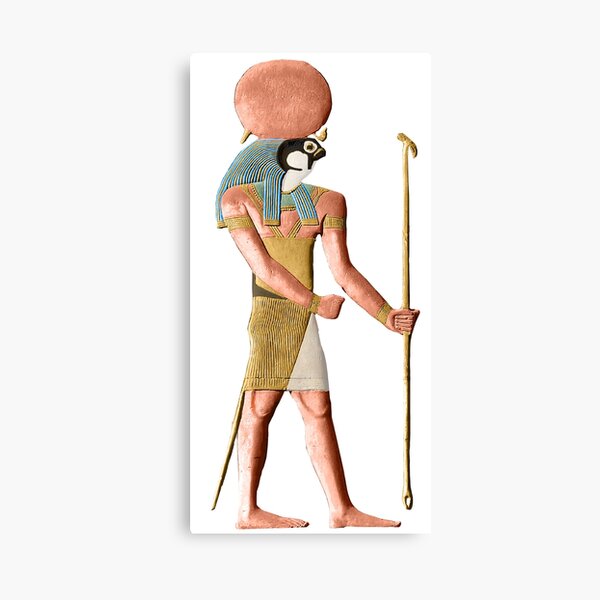 Ra / Re Horakhty Ancient Egyptian Sun-God Canvas Print