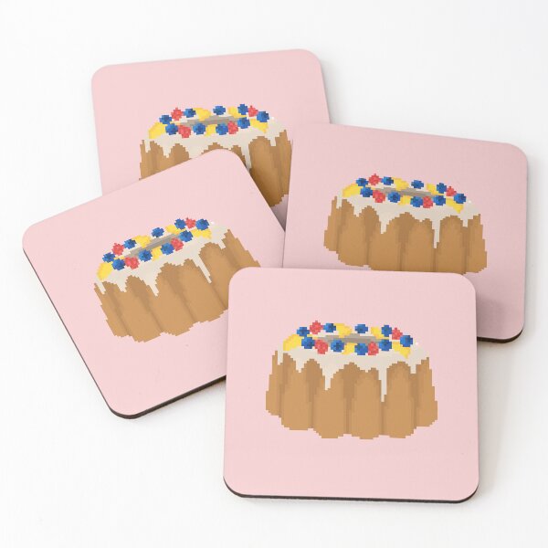Item preview, Berries and citrus bundt cake pixel art designed and sold by tifft.