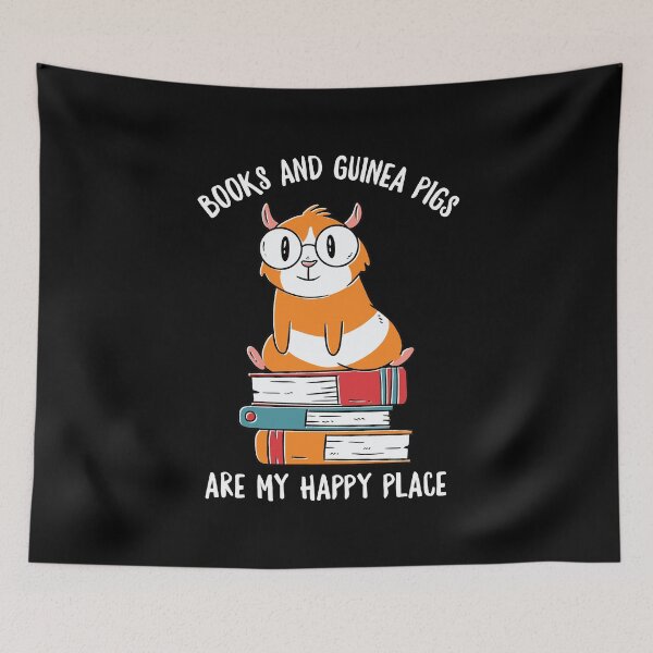 Item preview, Books And Guinea Pigs Are My Happy Place designed and sold by OnepixArt.